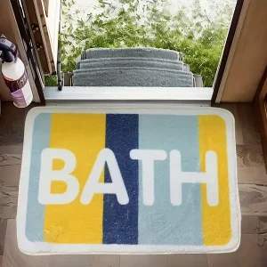 Ultra-Soft Plush Bath Mat - Non-Slip, Quick-Dry & Super Absorbent Rug for Bathroom and Living Room Decor